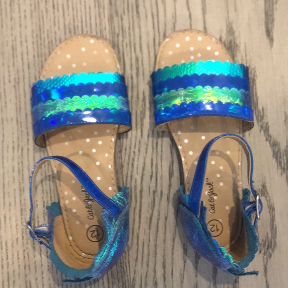 cat and jack mermaid sandals